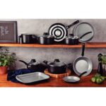 Bateria de Cocina 10 Pz. Negro Turim TRAMONTINA